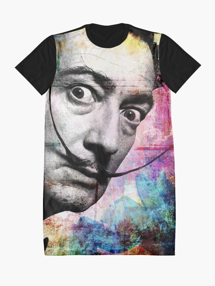 Alternate view of salvador dali Graphic T-Shirt Dress