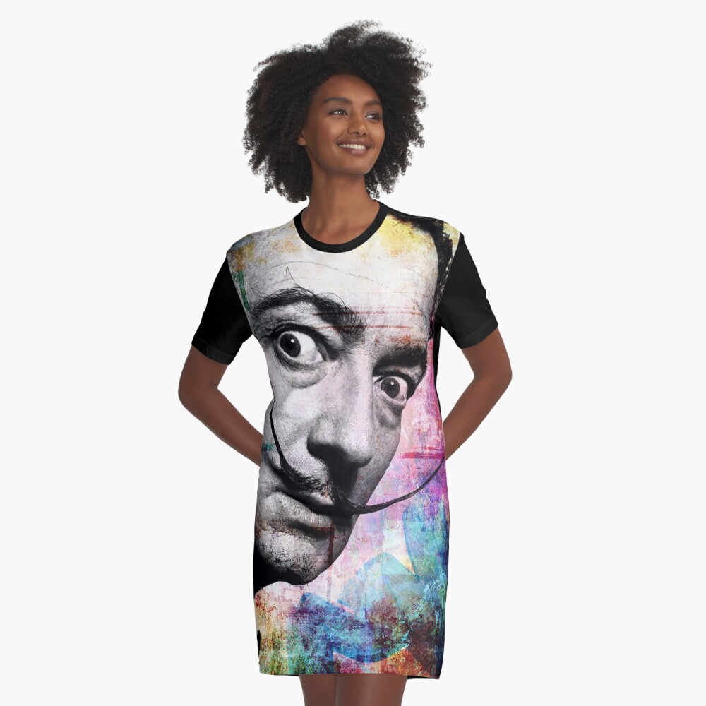 salvador dali Graphic T-Shirt Dress