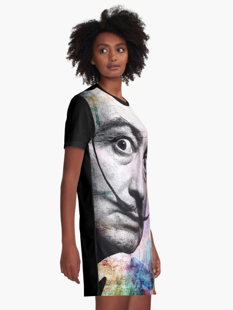 Alternate view of salvador dali Graphic T-Shirt Dress