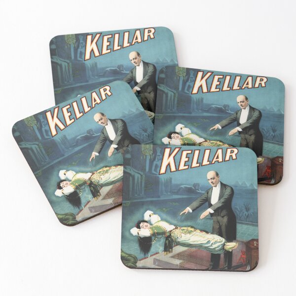 Item preview, HARRY KELLAR LEVITATION The Magician 1900 Strobridge Litho Co Poster designed and sold by retroposters.