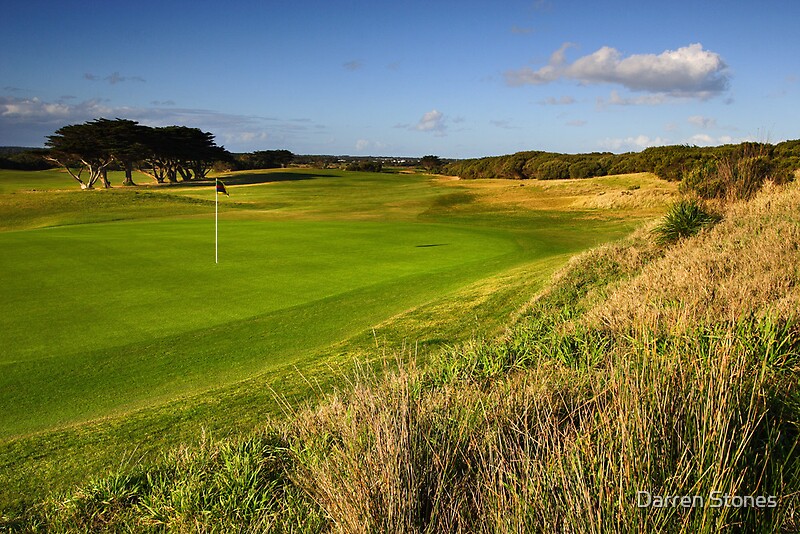 "12th Hole at Barwon Heads Golf Club" by Darren Stones Redbubble