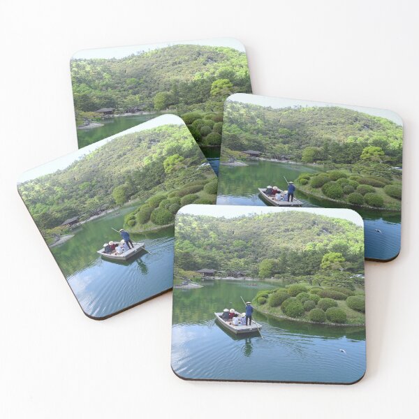 Item preview, A Punt on Ritsurin Gardens lake in Takamatsu Japan designed and sold by cuisinecat2.