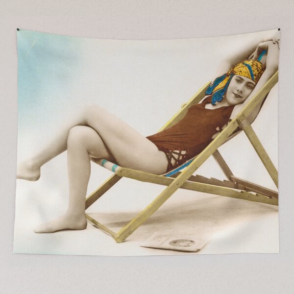 Item preview, Attractive woman from the 20s on the beach designed and sold by Francois Richet.