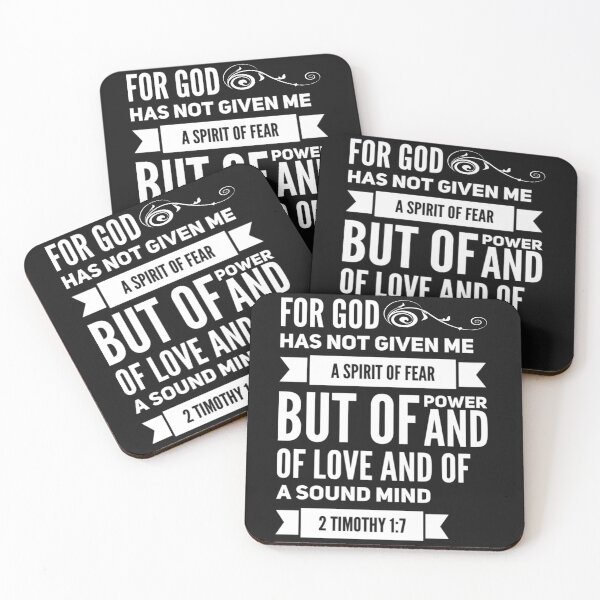 Item preview, 2 Timothy 1:7 For God Has Not Given Me A Spirit Of Fear But Of Power And Of Love And Of A Sound Mind designed and sold by dara4uall.