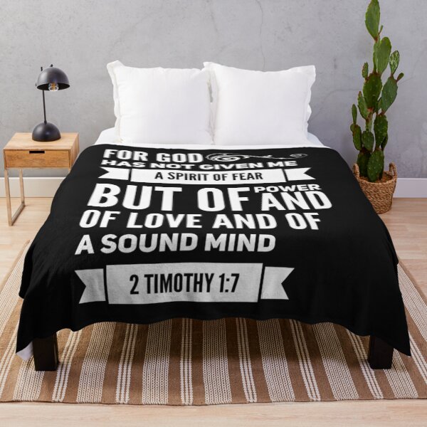 Item preview, 2 Timothy 1:7 For God Has Not Given Me A Spirit Of Fear But Of Power And Of Love And Of A Sound Mind designed and sold by dara4uall.
