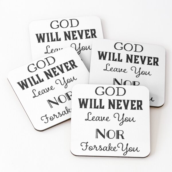 Item preview, God Will Never Leave You Nor Forsake You designed and sold by dara4uall.