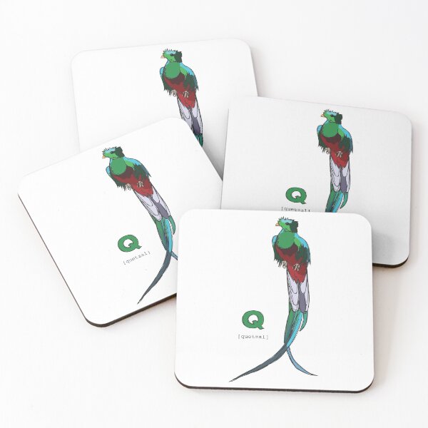 Item preview, Funky Animal Alphabet: Q is for Quetzal designed and sold by abigailhausman.