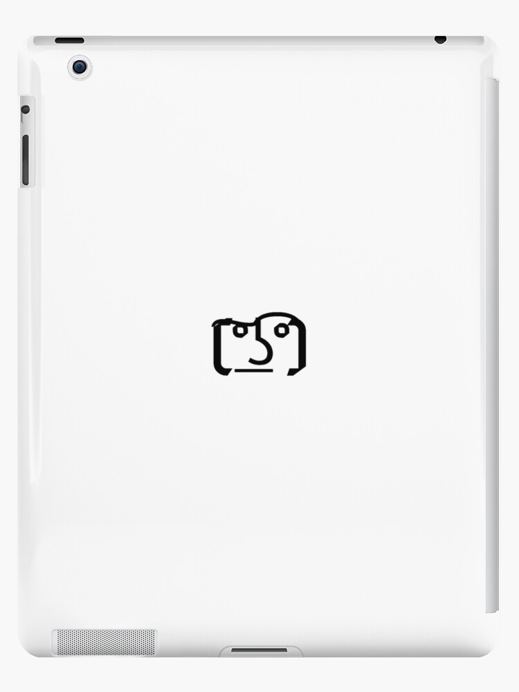 Angry Lenny Face Meme Ipad Case Skin By Uvrgames Redbubble - roblox approved lenny faces