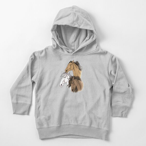 girls horse hoodies