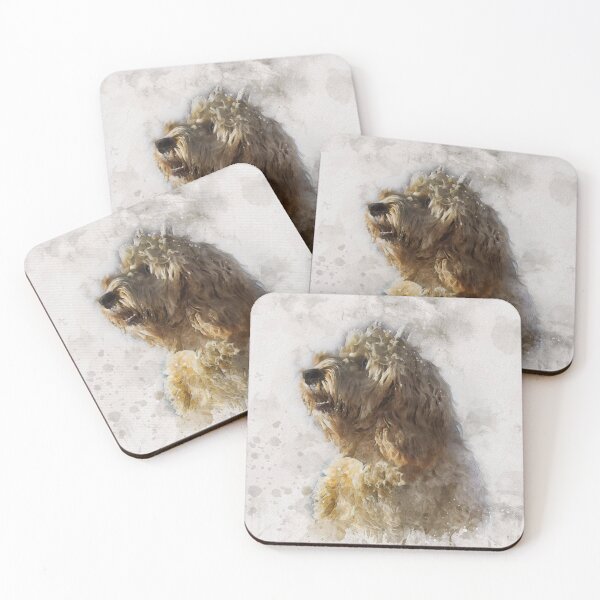 Item preview, Cute cockapoo  watercolour effect designed and sold by Gerald Waters.