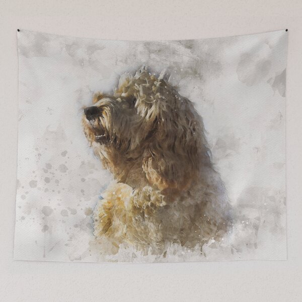Item preview, Cute cockapoo  watercolour effect designed and sold by Gerald Waters.