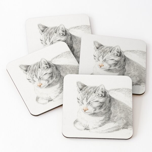 Aperçu de l'œuvre Cat illustration créée et vendue par Vintage Designs +.