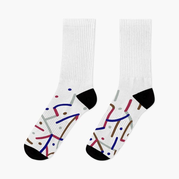 Item preview, Lines and Dots Motif Geometric Print designed and sold by DFLC Prints.