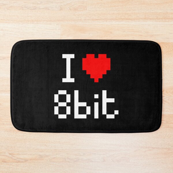 Item preview, I Love 8bit (white) designed and sold by Electric Fairy.