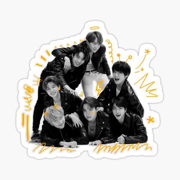 MAP OF THE SOUL: 7 - BTS Concept Photo Version 4 (Transparent) Sticker