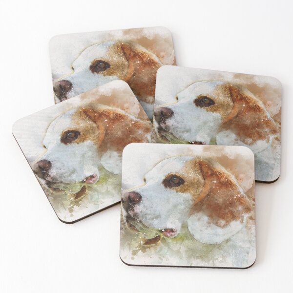 Item preview, Cute Beagle watercolour effect designed and sold by Gerald Waters.