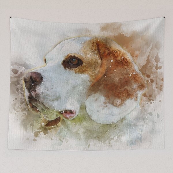 Item preview, Cute Beagle watercolour effect designed and sold by Gerald Waters.