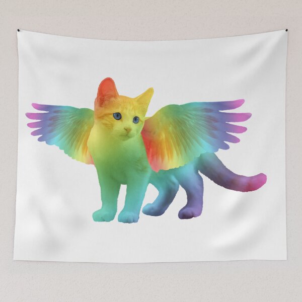 Item preview, The Mythical Fairy Cat designed and sold by Loveday Funck.