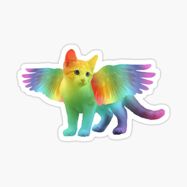 The Mythical Fairy Cat Sticker