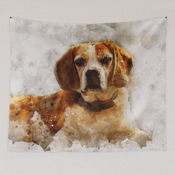 Item preview, Cute Beagle  watercolour effect designed and sold by Gerald Waters.