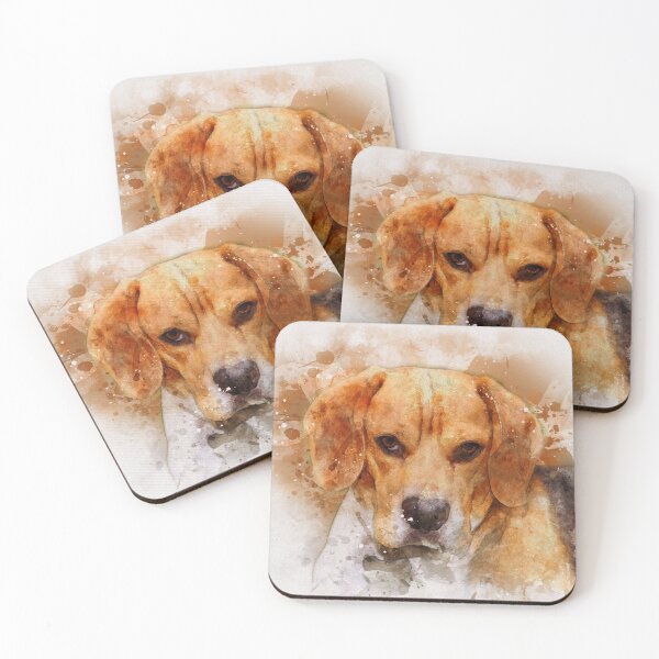 Item preview, Cute Beagle watercolour effect designed and sold by Gerald Waters.