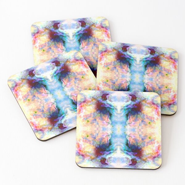 Item preview, Fumi - Colorful Abstract Batik Space Mandala designed and sold by Retro-Rocket.