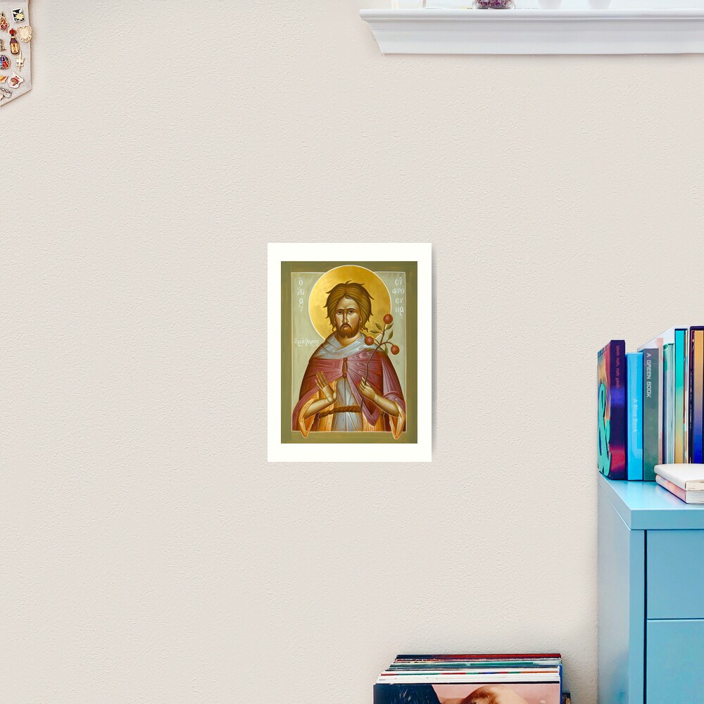 St Euphrosynos the Cook Art Print