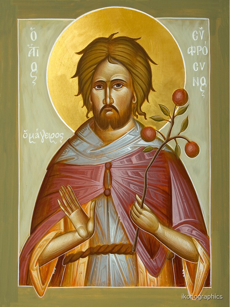 St Euphrosynos the Cook by ikonographics