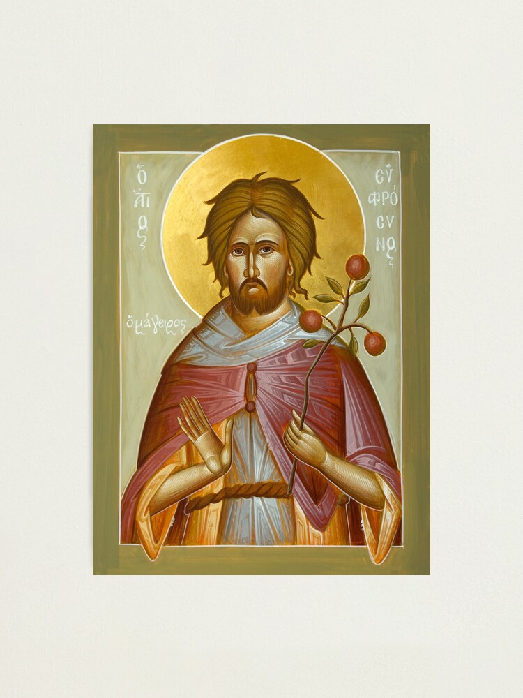 Alternate view of St Euphrosynos the Cook Photographic Print