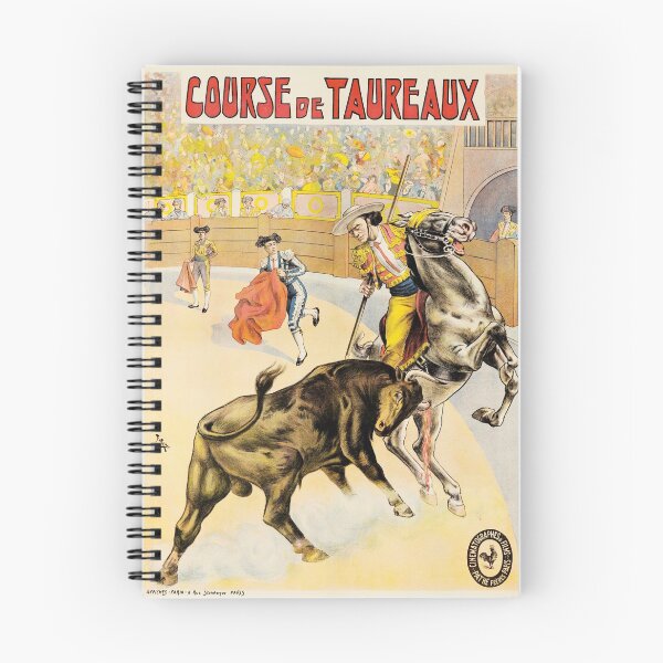 Item preview, COURSE DE TAUREAUX Paris French Bull Fighting Performance Poster by Cândido de Faria 1907 designed and sold by retroposters.
