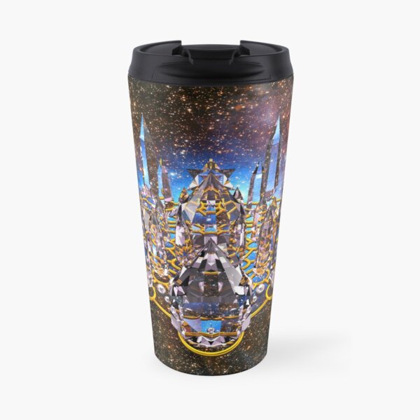 Pleiadian Crystal Stargate Grid Travel Mug