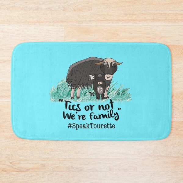 Item preview, Tics Or Not We’re Family, Cow Calf - Tourette Syndrome Awareness , Tourettes designed and sold by MJDezigns.