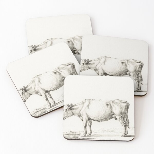 Item preview, Cow  illustration designed and sold by Vintage Designs +.