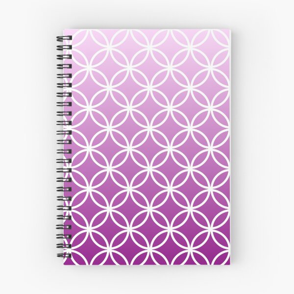 Item preview, Magenta Ombre Lattice Circles designed and sold by ImageNugget.