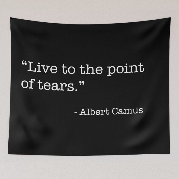 Item preview, "Live to the point of tears." designed and sold by wordsandwords.