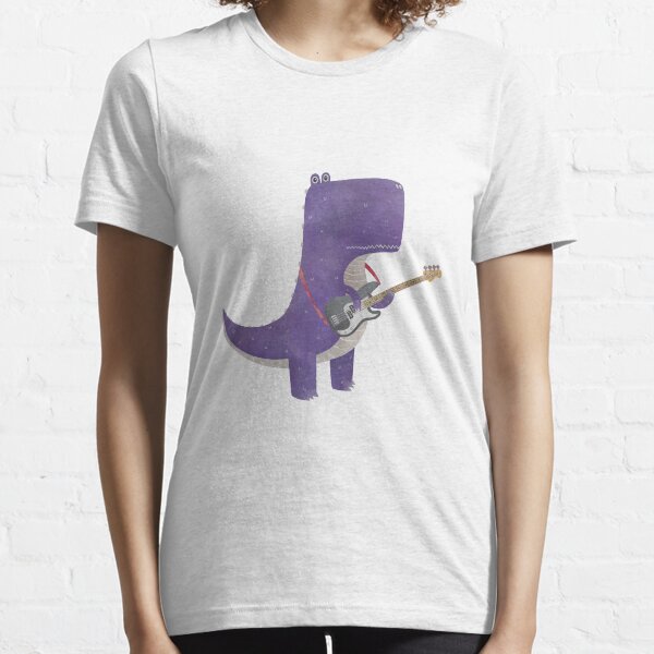 Purple Dinosaur rocking the Bass Essential T-Shirt