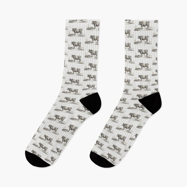 Aperçu de l'œuvre Cow illustration créée et vendue par Vintage Designs +.