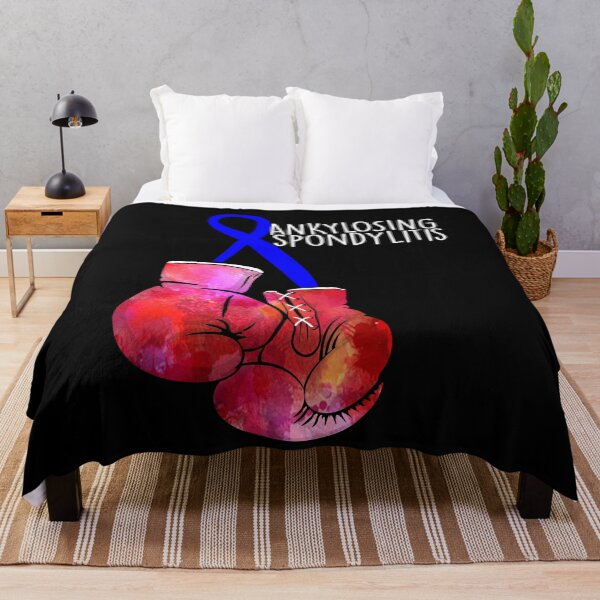 Item preview, Ankylosing Spondylitis Fighter (white) designed and sold by spoonie-species.