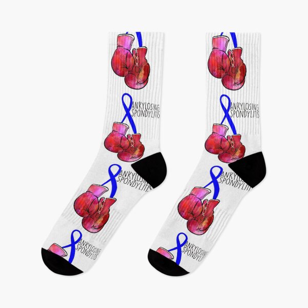 Item preview, Ankylosing Spondylitis Fighter (black) designed and sold by spoonie-species.
