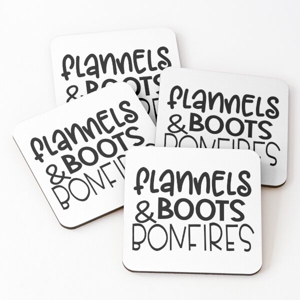 Item preview, Flannels Boots and Bonfires designed and sold by Trendy Store.
