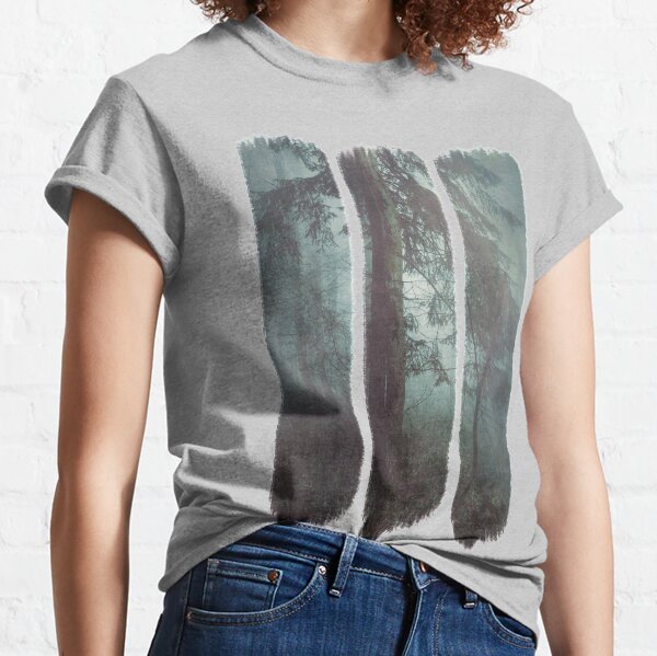 Item preview, Misty Wilderness - Foggy Forest designed and sold by Dyrk Wyst Redbubble Shop.