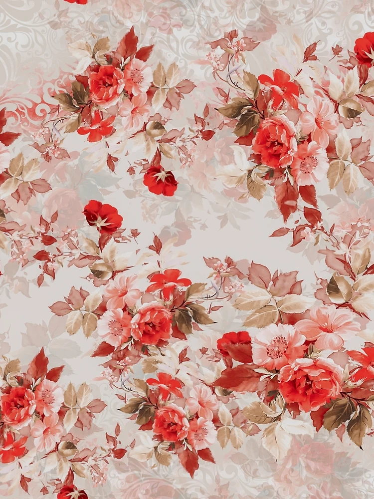Thumbnail 5 of 5, A-Line Dress, Spring Roses designed and sold by RIZA PEKER.