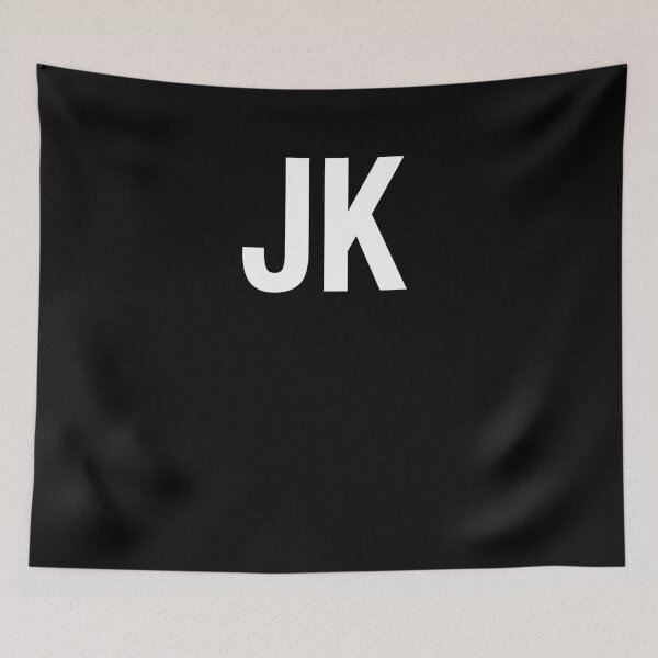 Item preview, BTS Jungkook JK initials  designed and sold by NoonaStudio.