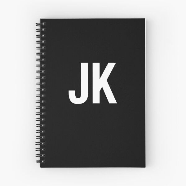 Aperçu de l'œuvre Initiales BTS Jungkook JK créée et vendue par NoonaStudio.