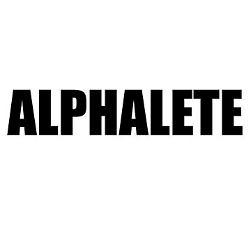 Alphalete Athletics Sticker Sticker for Sale by robbertjandrost