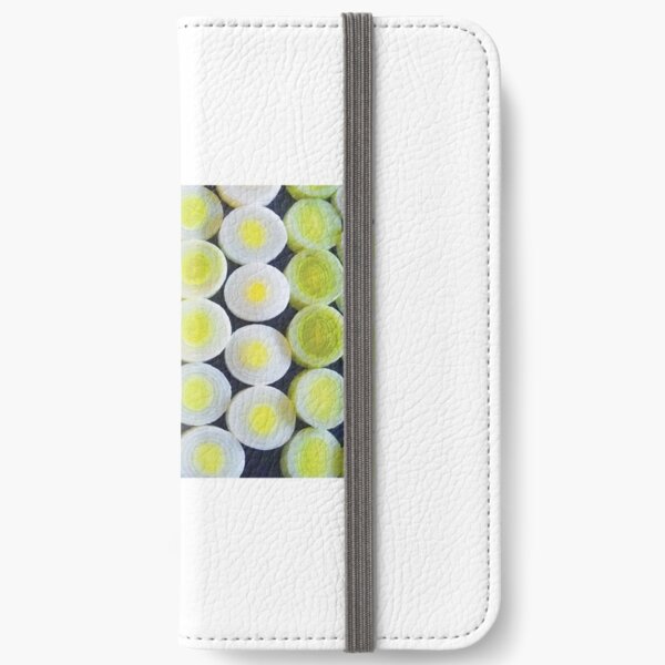 Pattern of leeks-cards iPhone Wallet