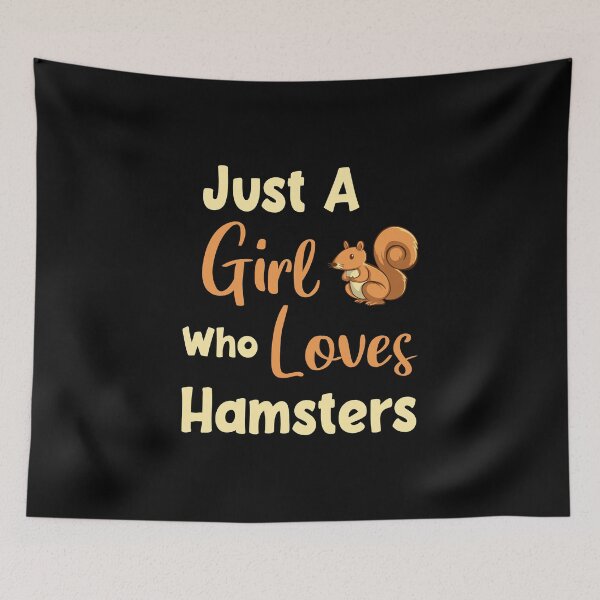 Item preview, Just A Girl Who Loves Hamsters designed and sold by saechla.