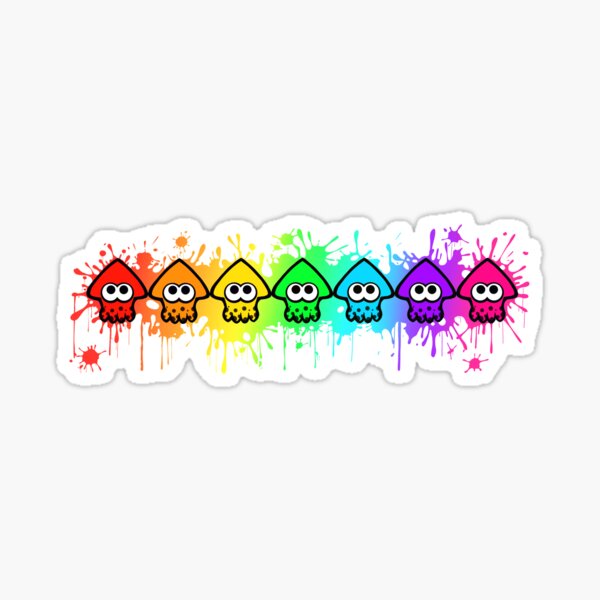 Splatterhouse - RAINBOW INK Sticker