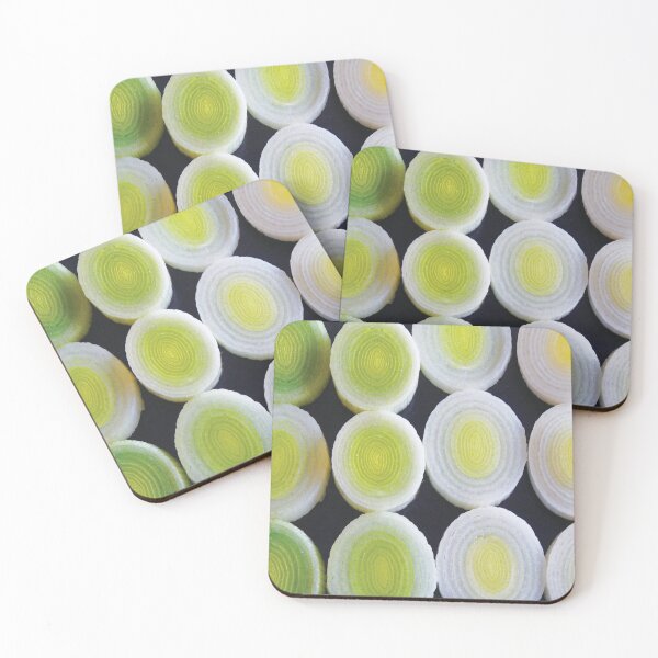 Item preview, Pattern of leeks-coaster designed and sold by alison-edit.