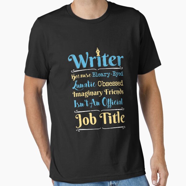 Vista previa del artículo con la obra «Soy escritor autor gracioso escritores regalo», diseñado y vendido por phskulmshirt.